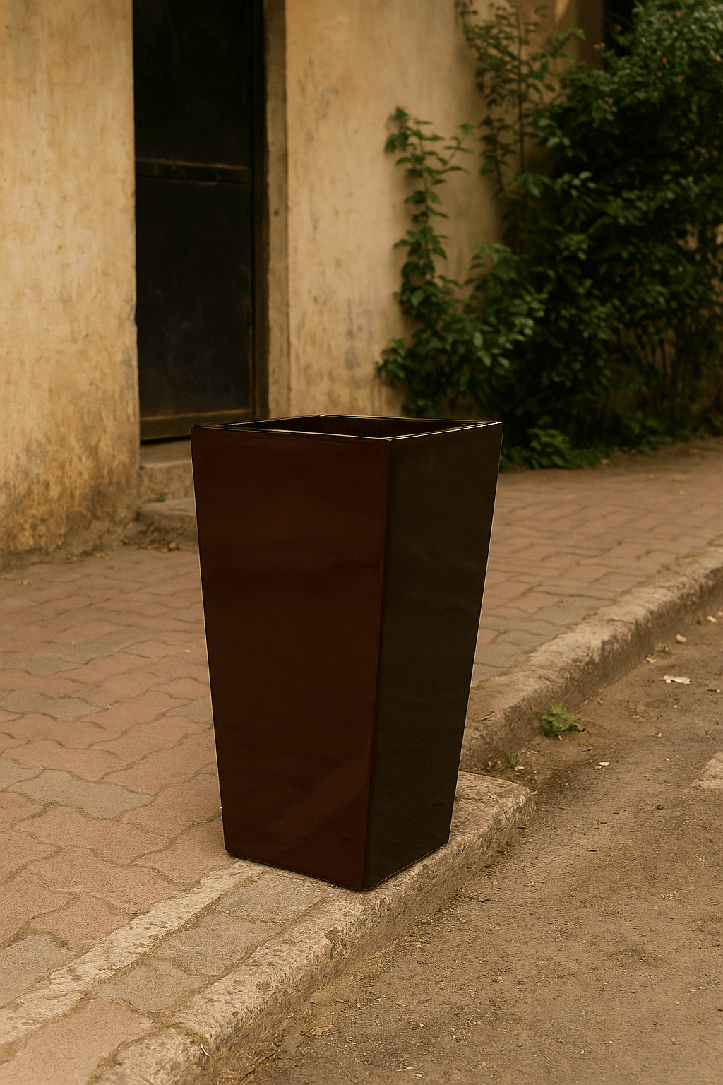 Ribs Planter , H-710mm, D-510mm